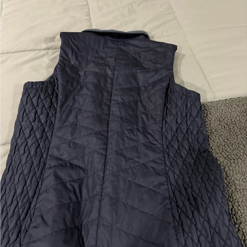 L.L. Bean Dark Blue Quilted Vest